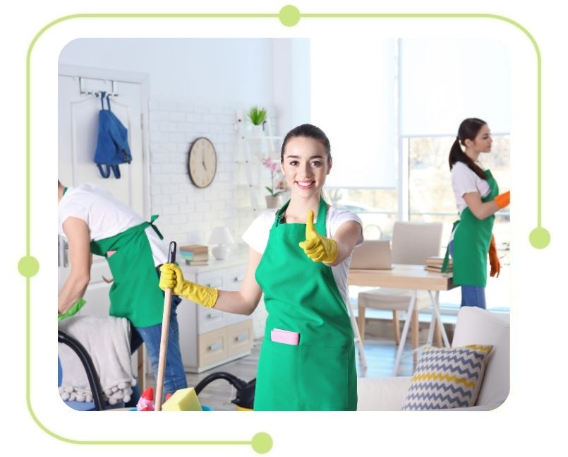 A One Bond Cleaning bond cleaner at work in Brisbane
