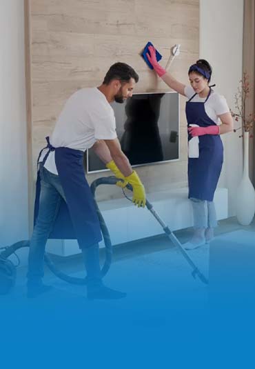 A One Bond Cleaning team cleaning a Brisbane property