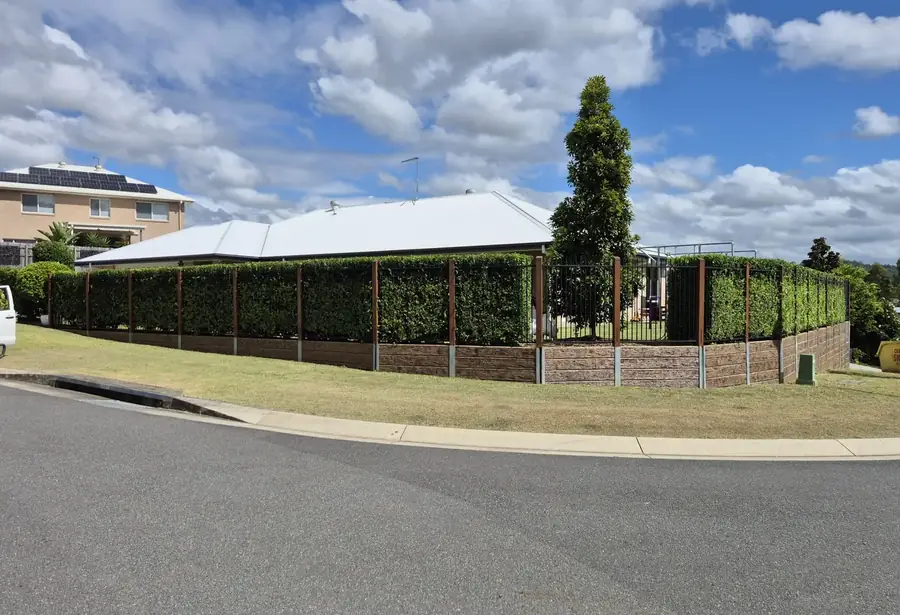A freshly mowed, healthy Brisbane lawn maintained by Aaron's Mowing