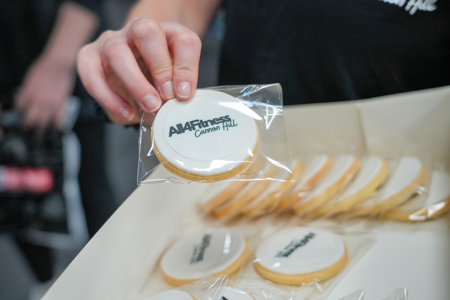 All4Fitness branded cookies