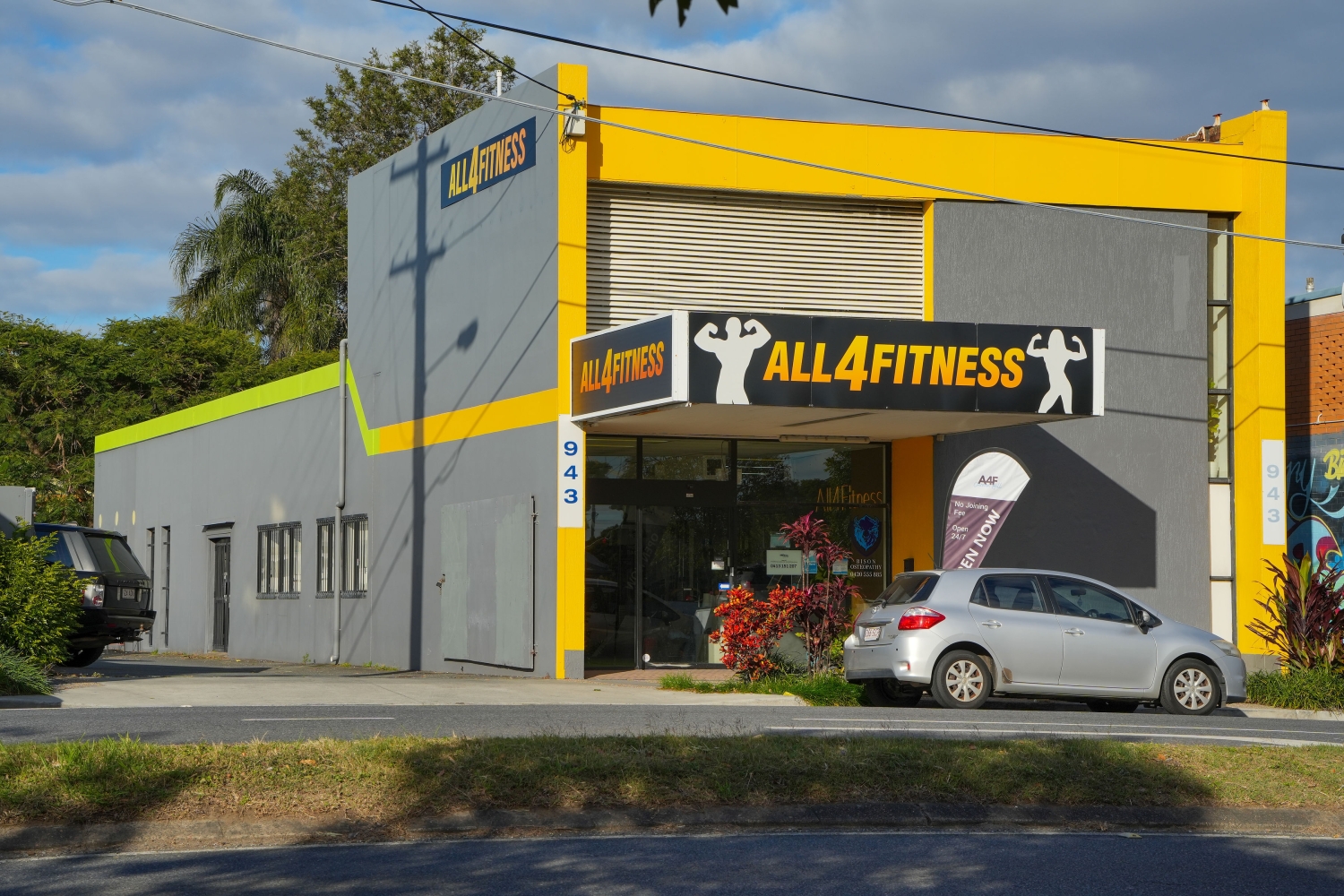 The All4Fitness shopfront