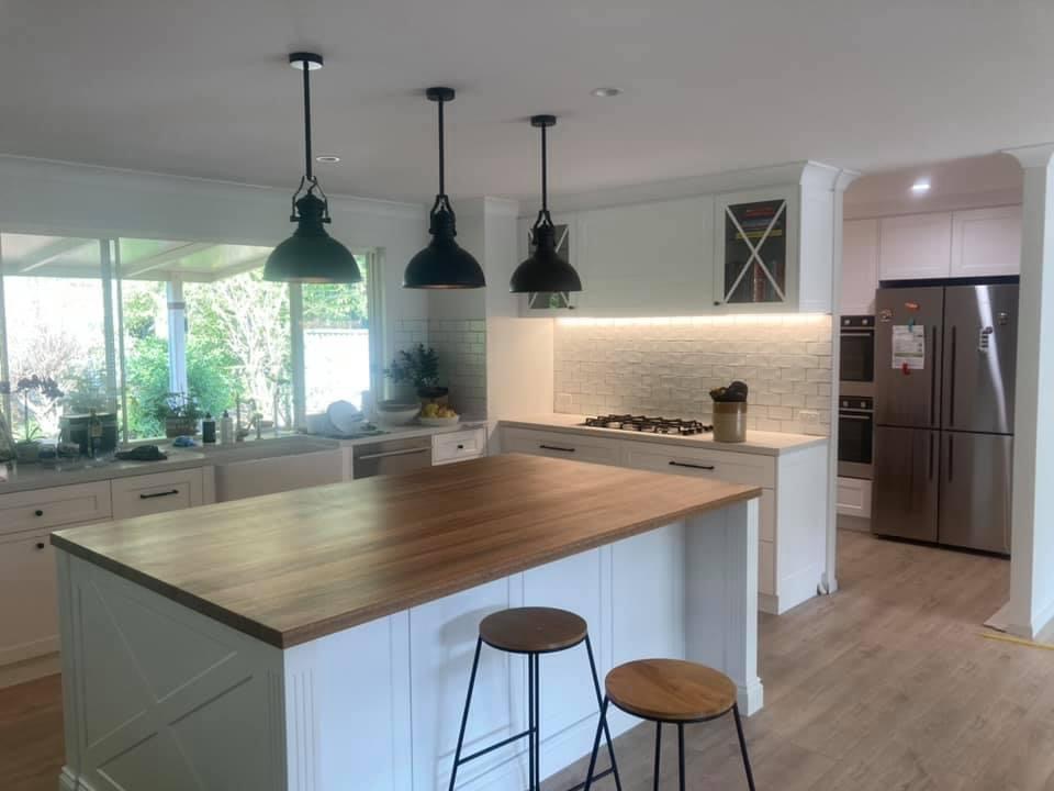 Domestic electrical work in a Brisbane home
