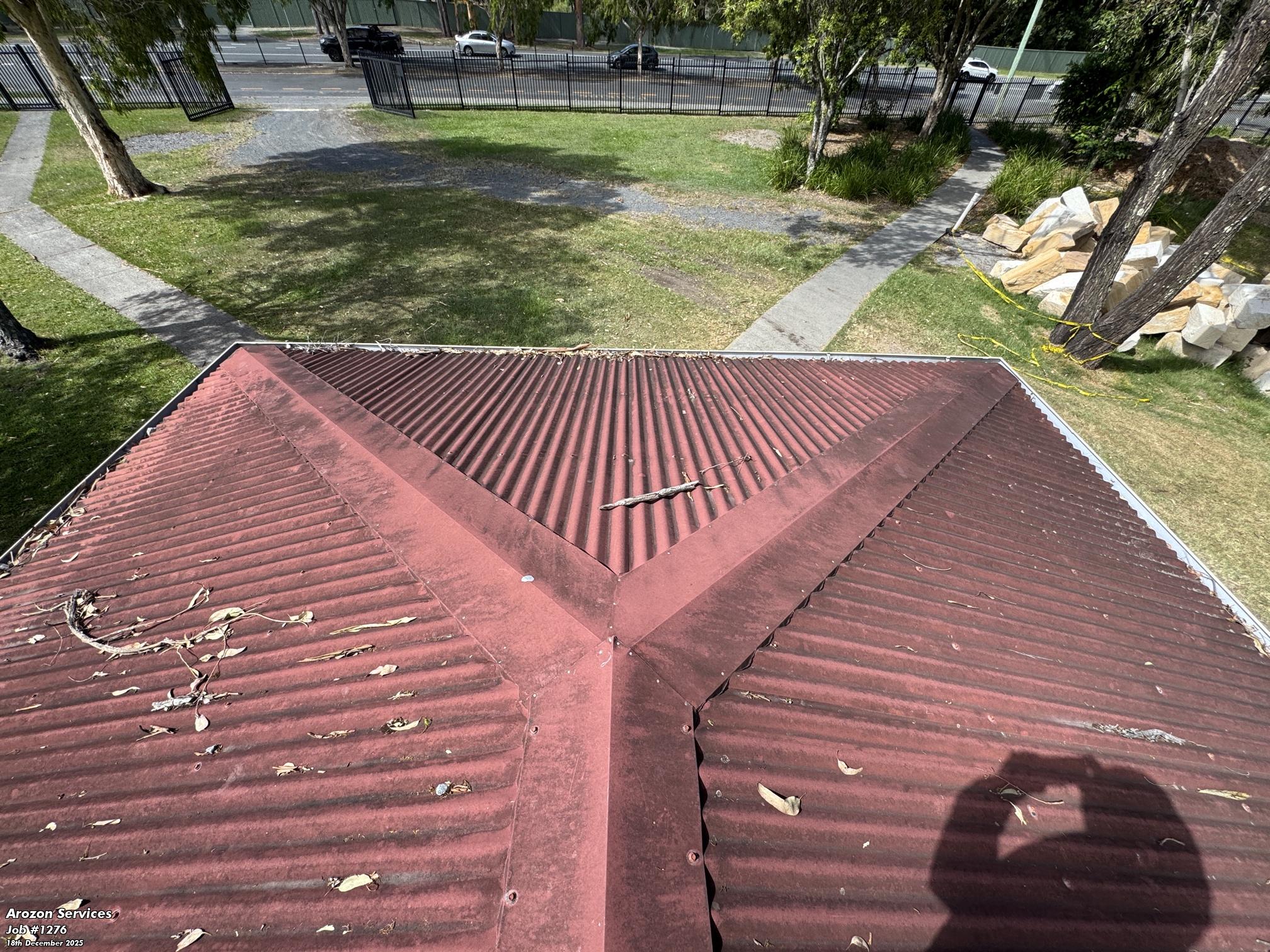Before high pressure cleaning — Arozon Services