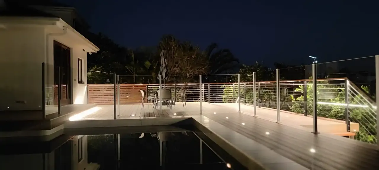 Outdoor lighting project