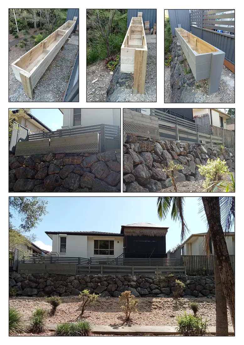 Artisan Home Maintenance project photo - Planter%20Boxws%20 %20Guard%20Rail