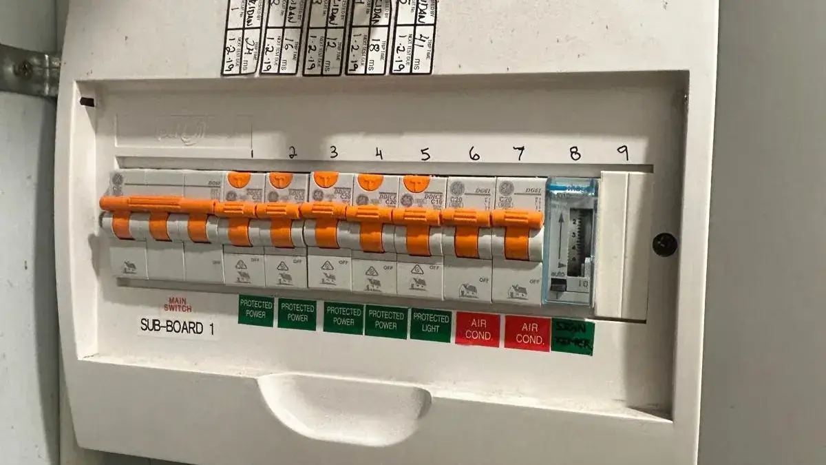 Switchboard and safety checks