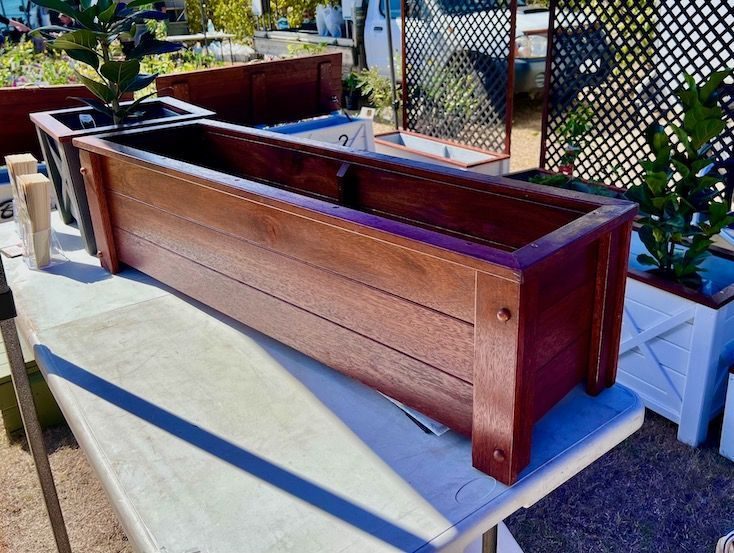 Merbau Patio Planter Box