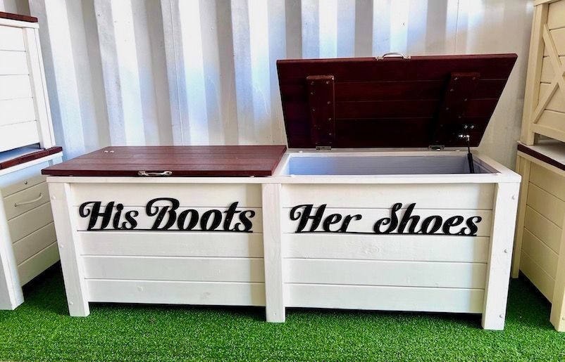 His Boots & Her Shoes Storage Box