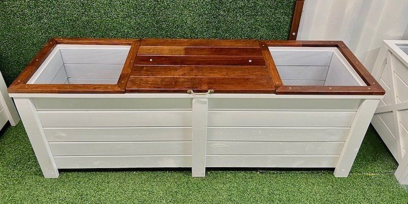 Planter Box with Storage / Seat view 2