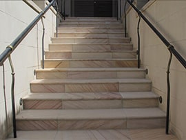 Stone Tiling completed work