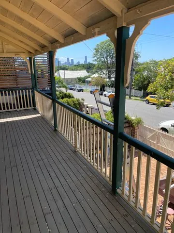 Covered verandah detail
