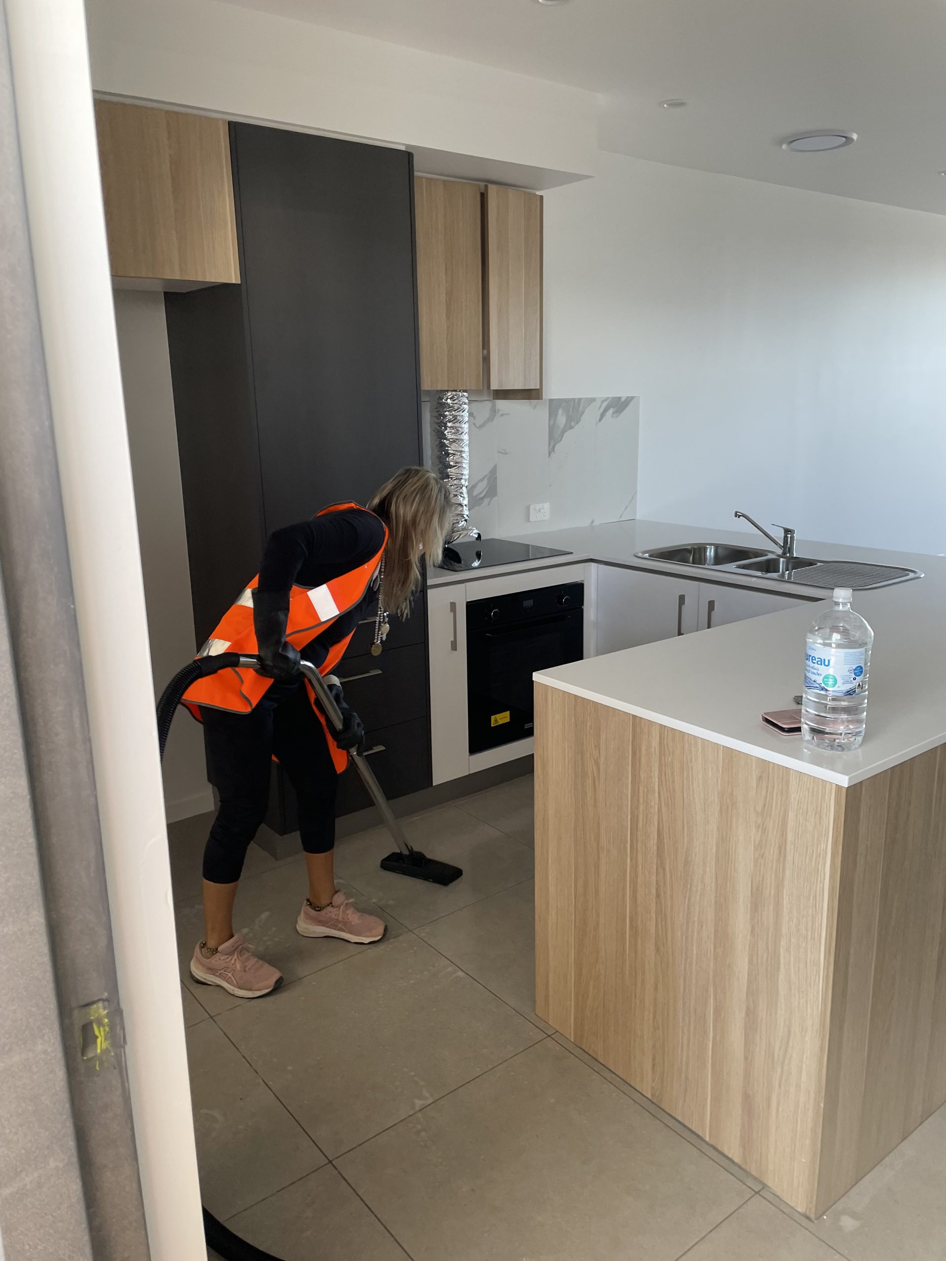 Window cleaning on a Noosa home
