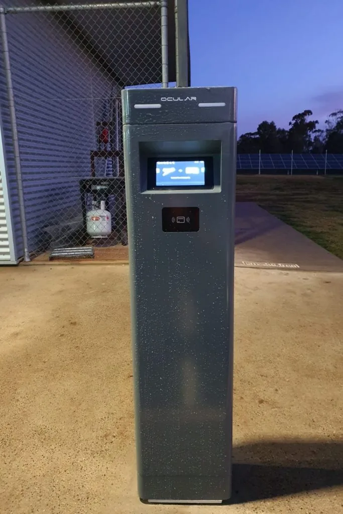 Ocular electric vehicle charger installed by Bright Energy Services