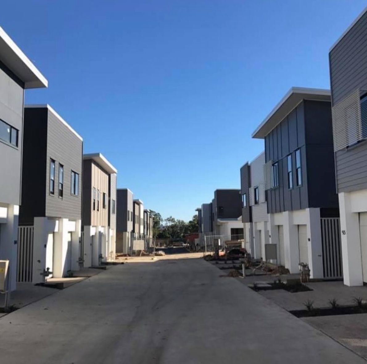Townhouse development requiring commercial electrical fit-out