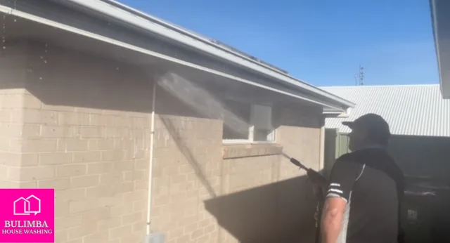 Soft washing a Bulimba home
