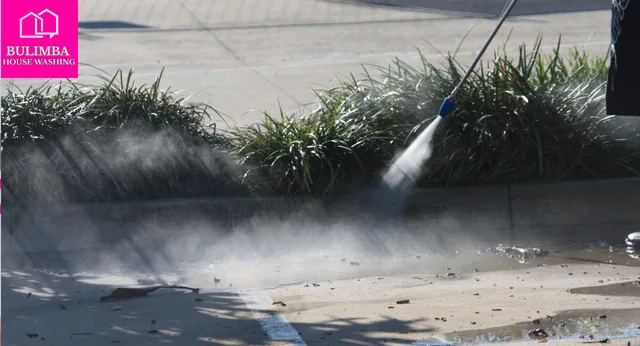 Pressure cleaning hard surfaces
