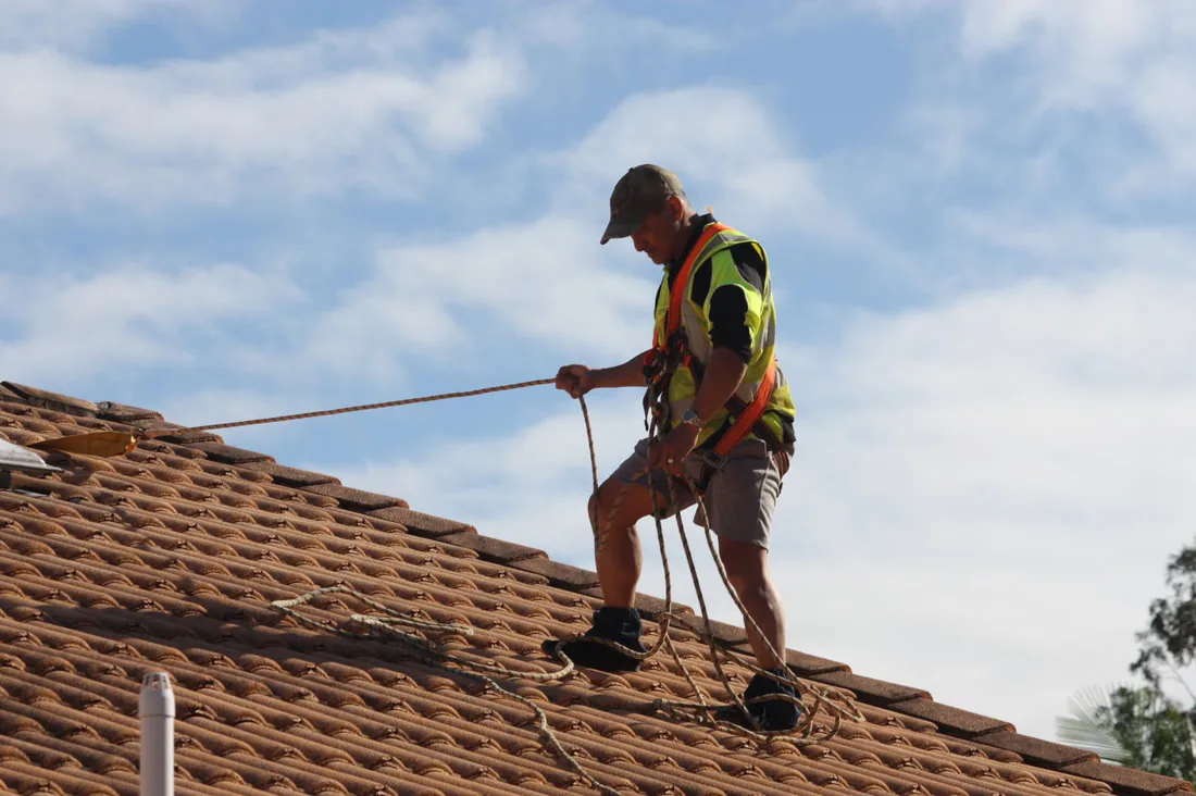 Roof cleaning equipment