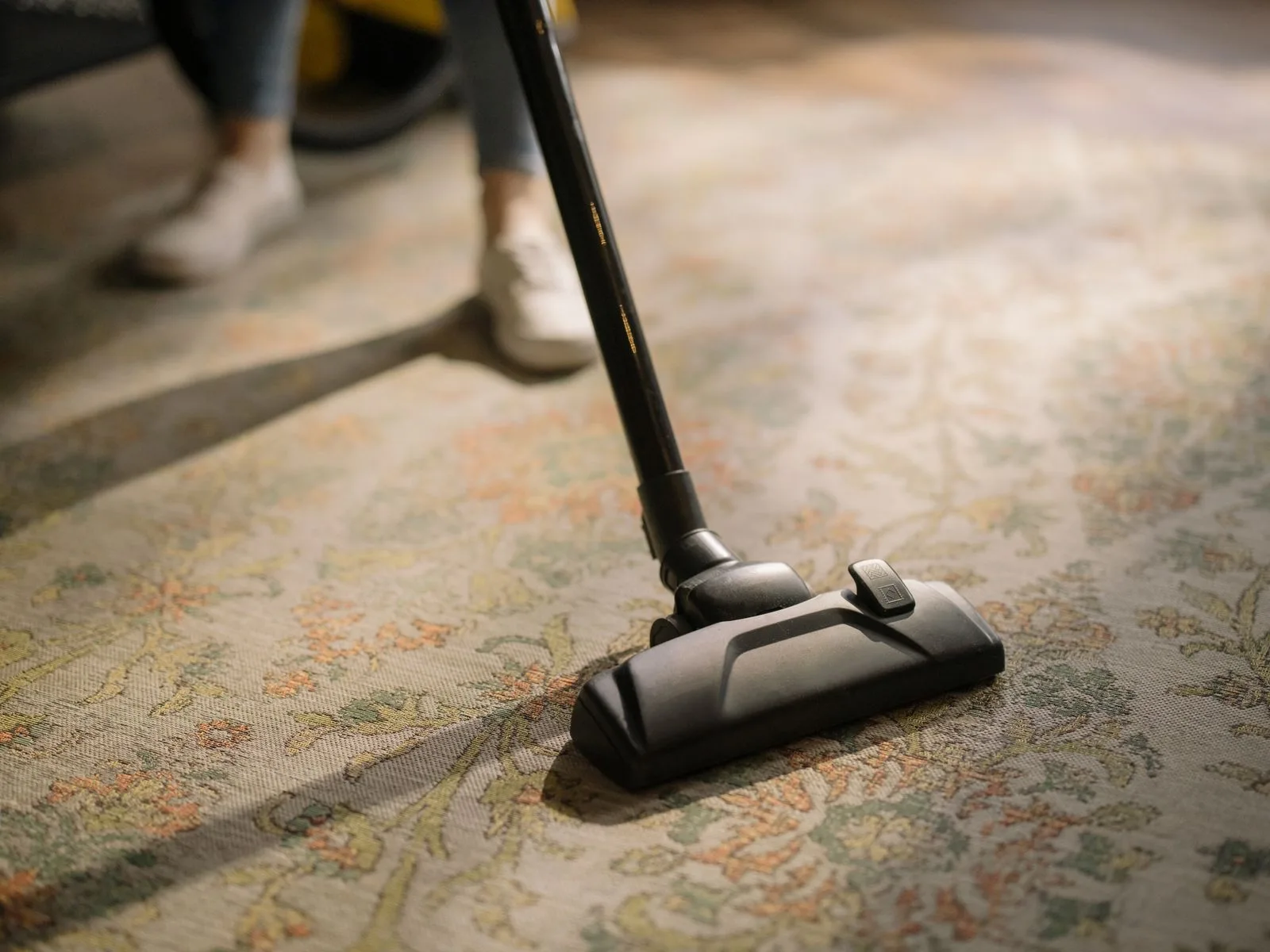 Carpet cleaning in a Caloundra home