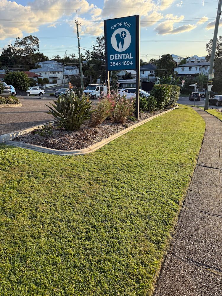 Commercial verge garden maintained by Cappelli Green Services