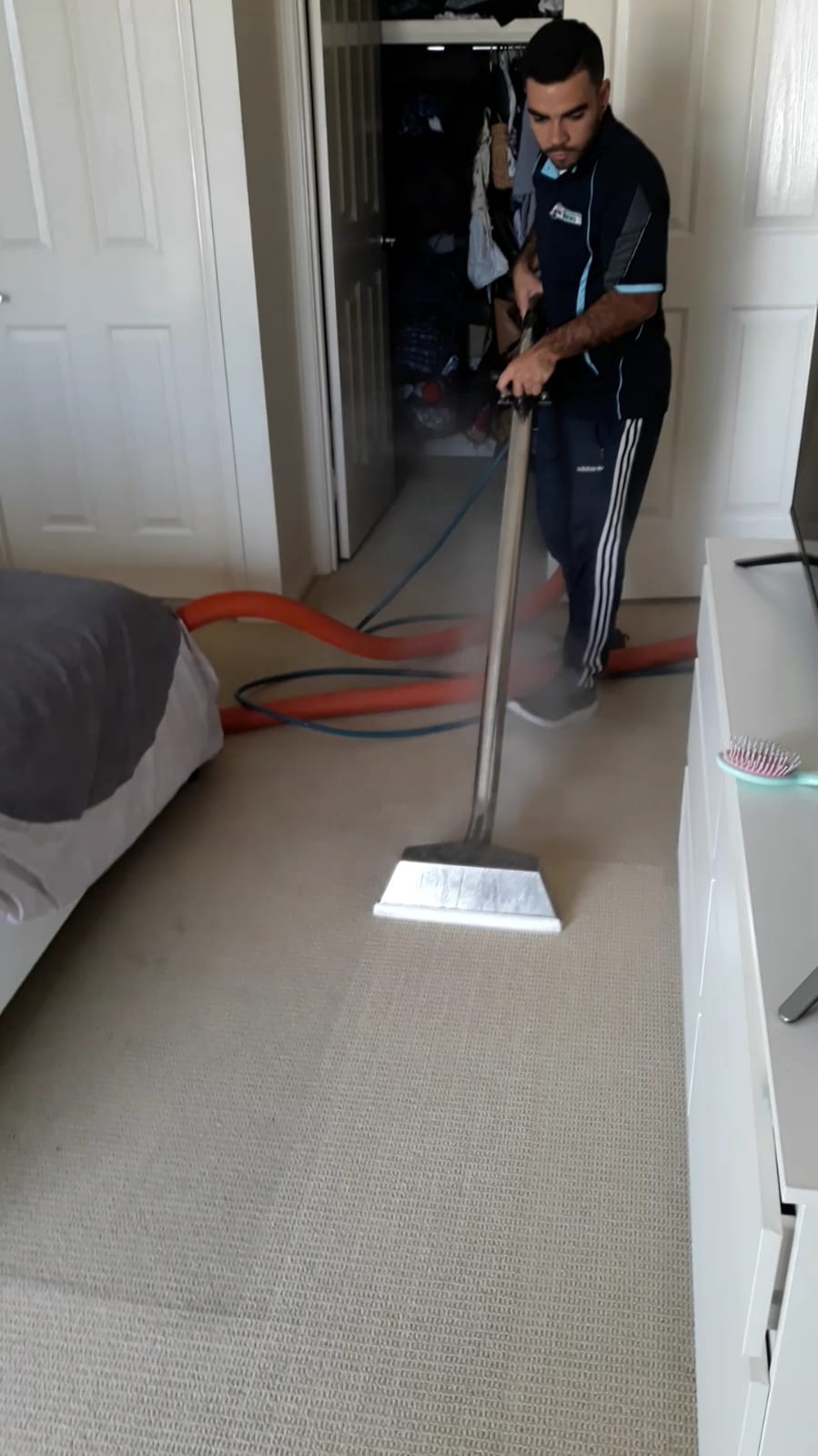 Carpet cleaning work by Carpet Cleaning Heroes in Brisbane