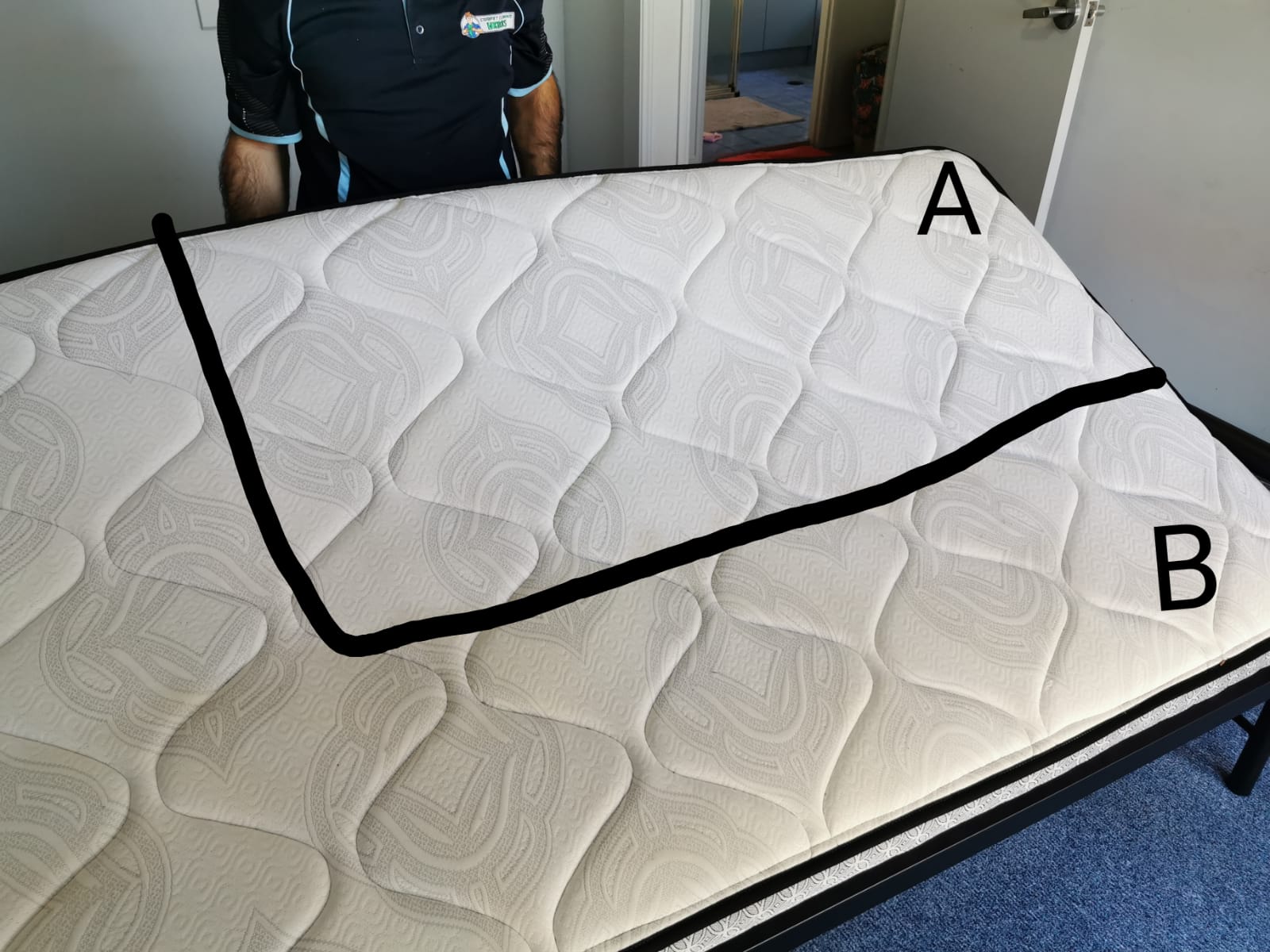 Carpet cleaning work by Carpet Cleaning Heroes in Brisbane