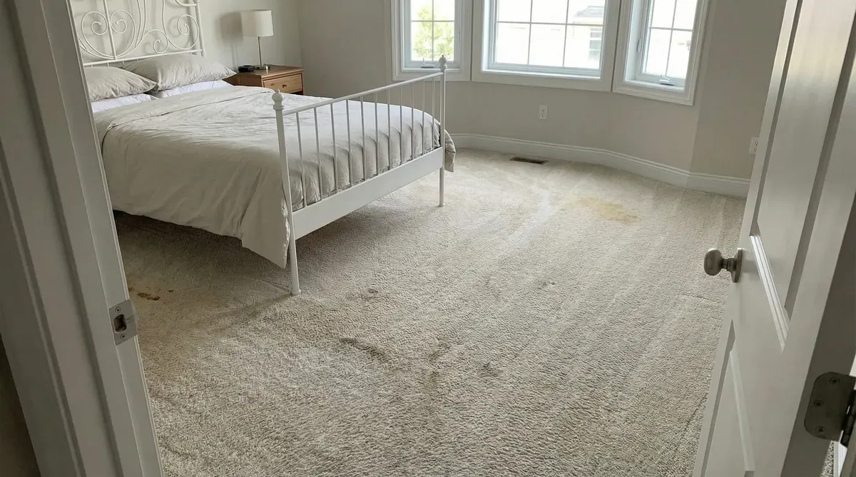 Carpet before cleaning