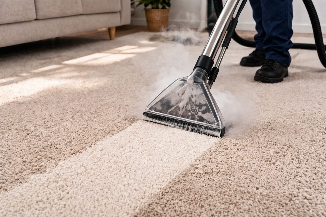 Professional carpet cleaning on the Sunshine Coast