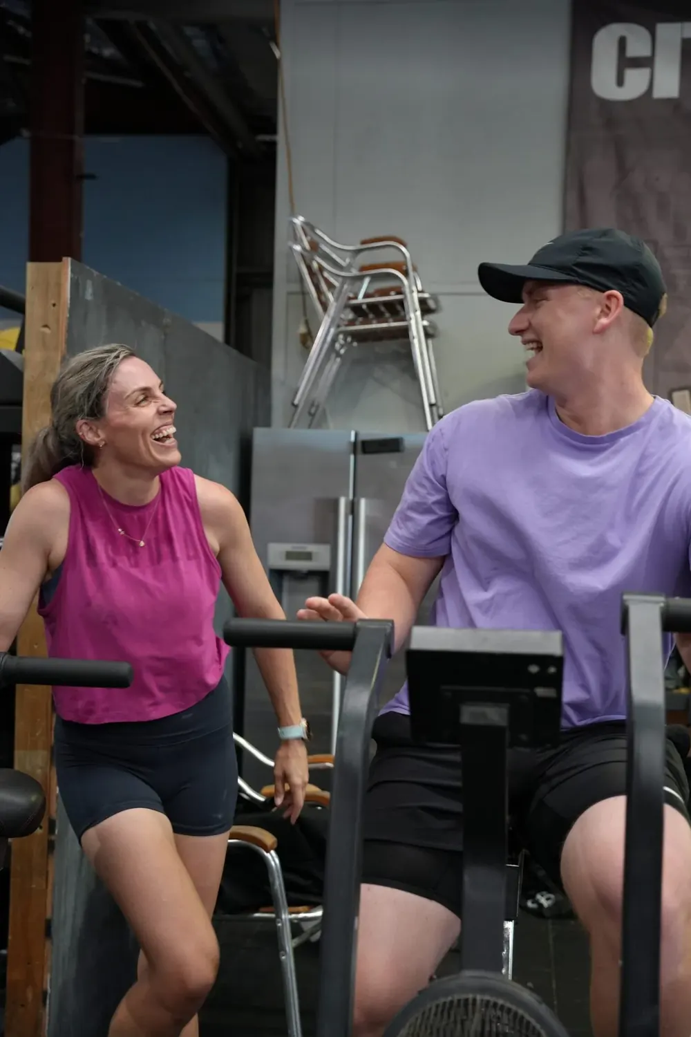 Members enjoying the City 4051 CrossFit community
