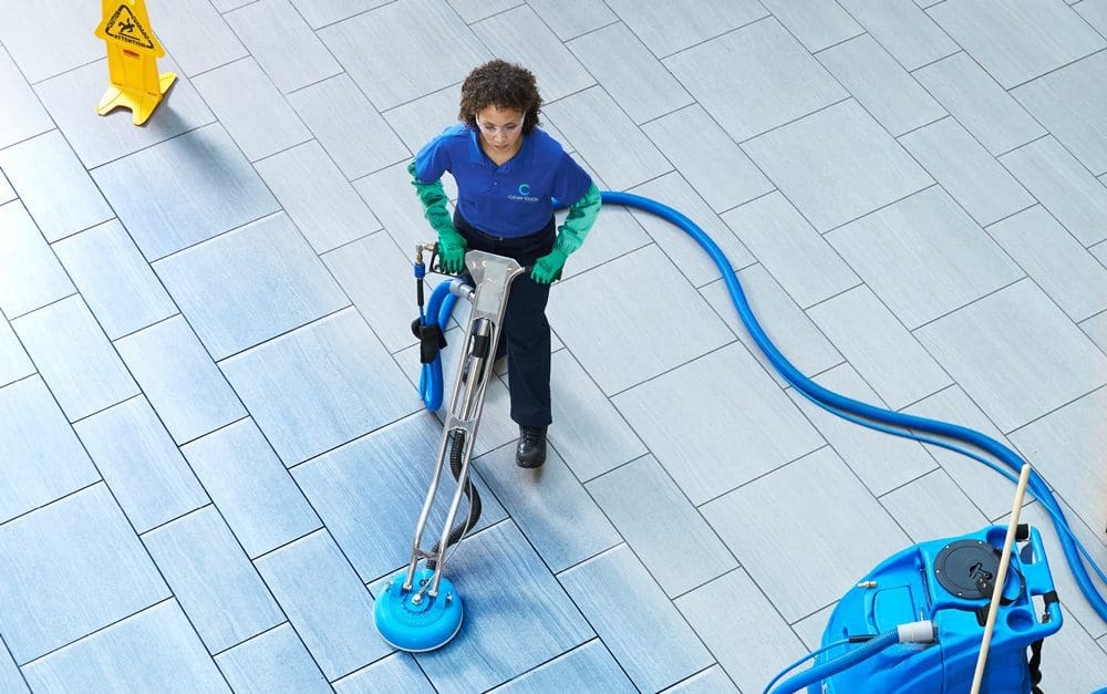 Commercial cleaning of a Brisbane office