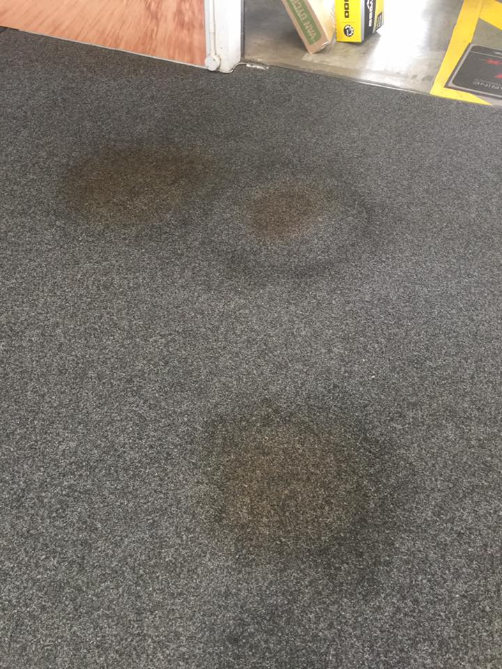 Carpet before cleaning