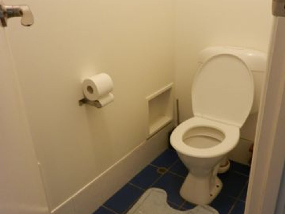 1- toilet before renovation, The Gap