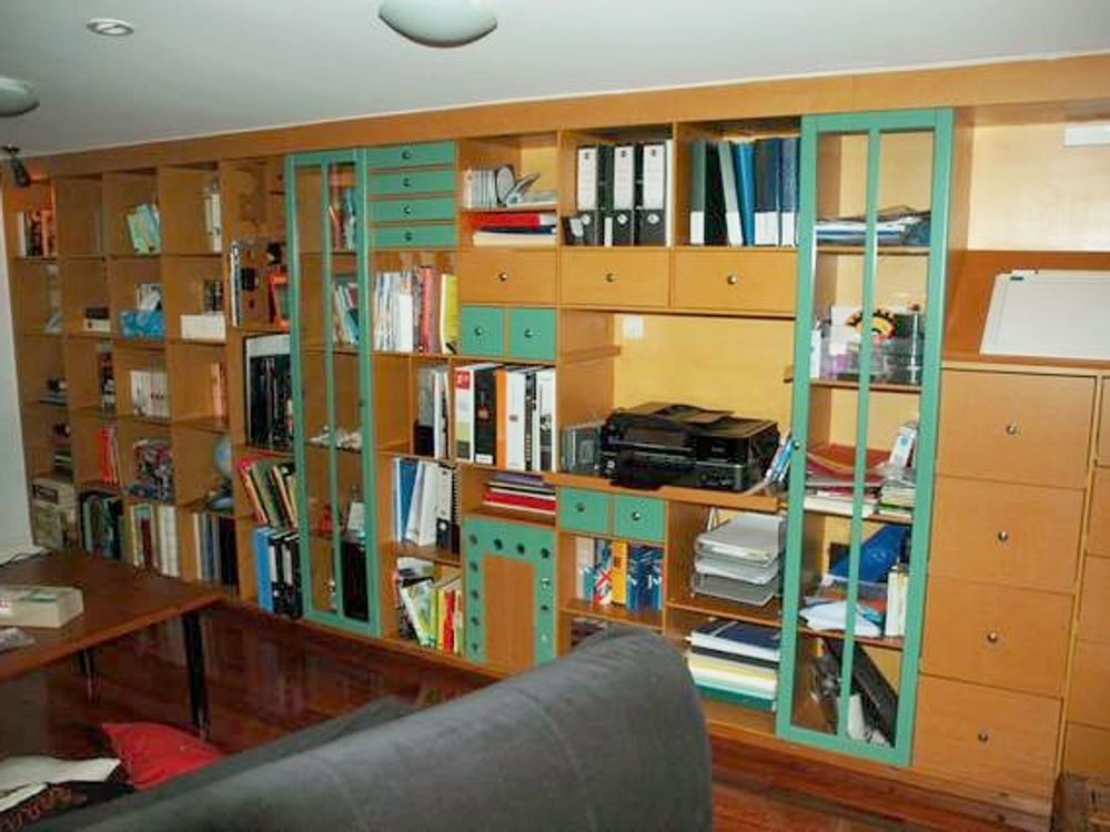 large shelving unit office -The Gap