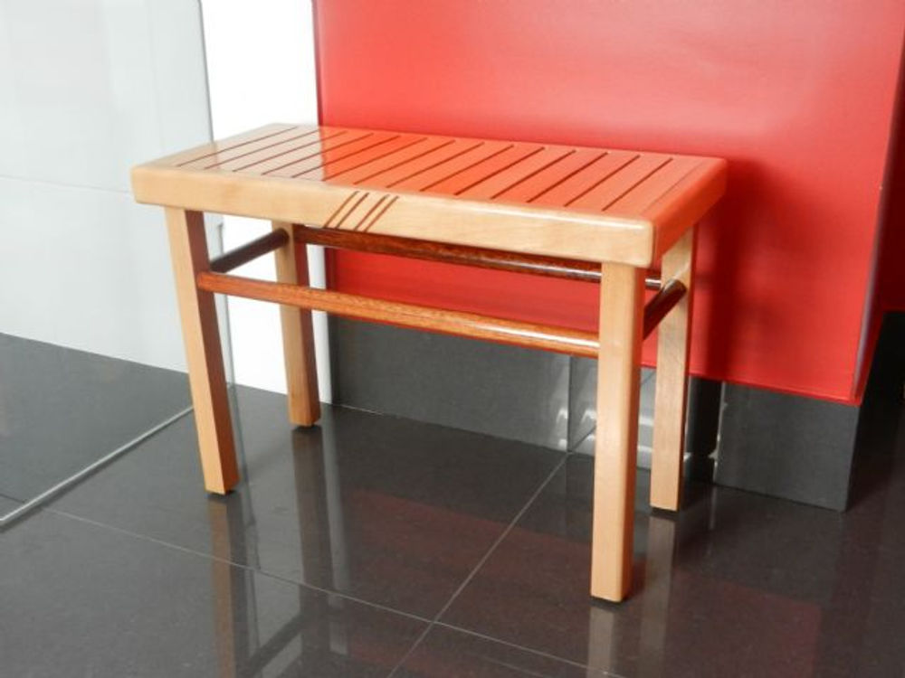 bench in beach, finished