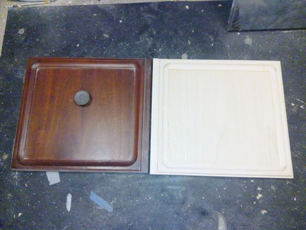 duplication of old cabinet door
