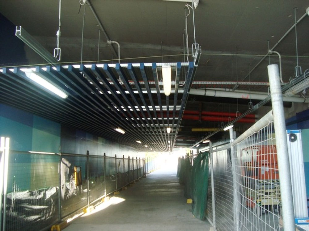 bridge pedestrian underpass ceiling