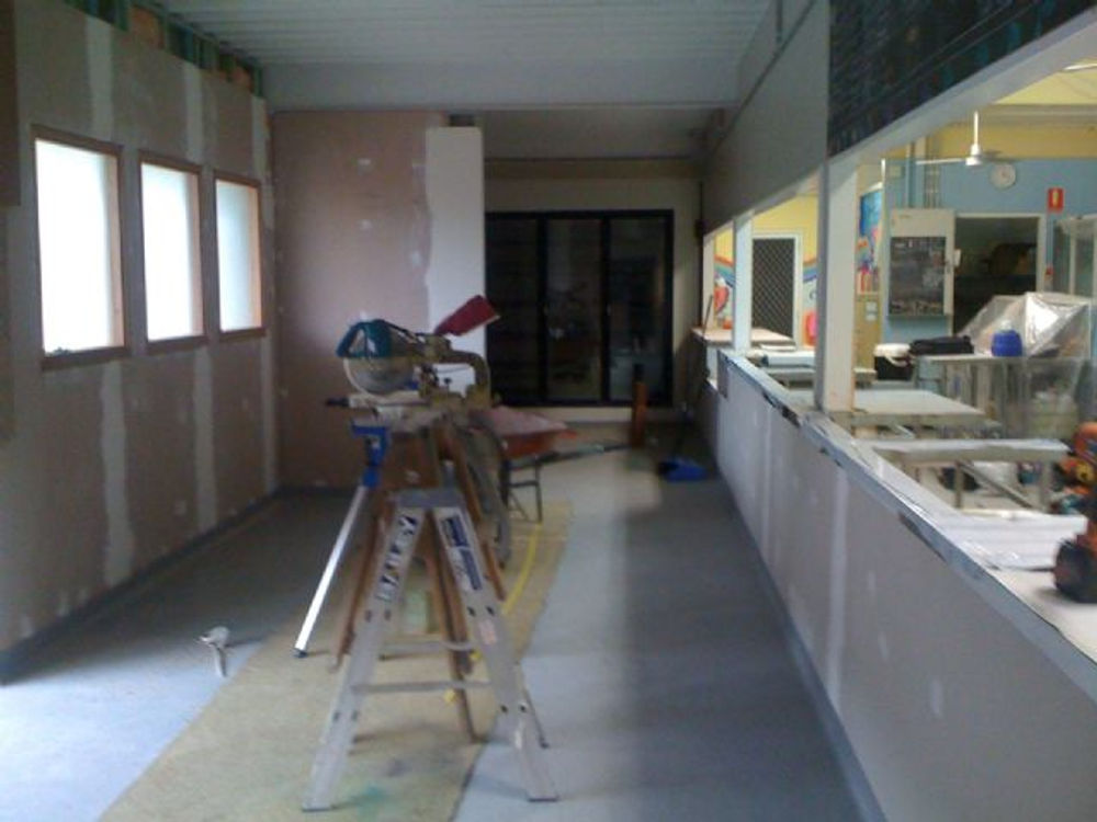 school canteen (during renovation)