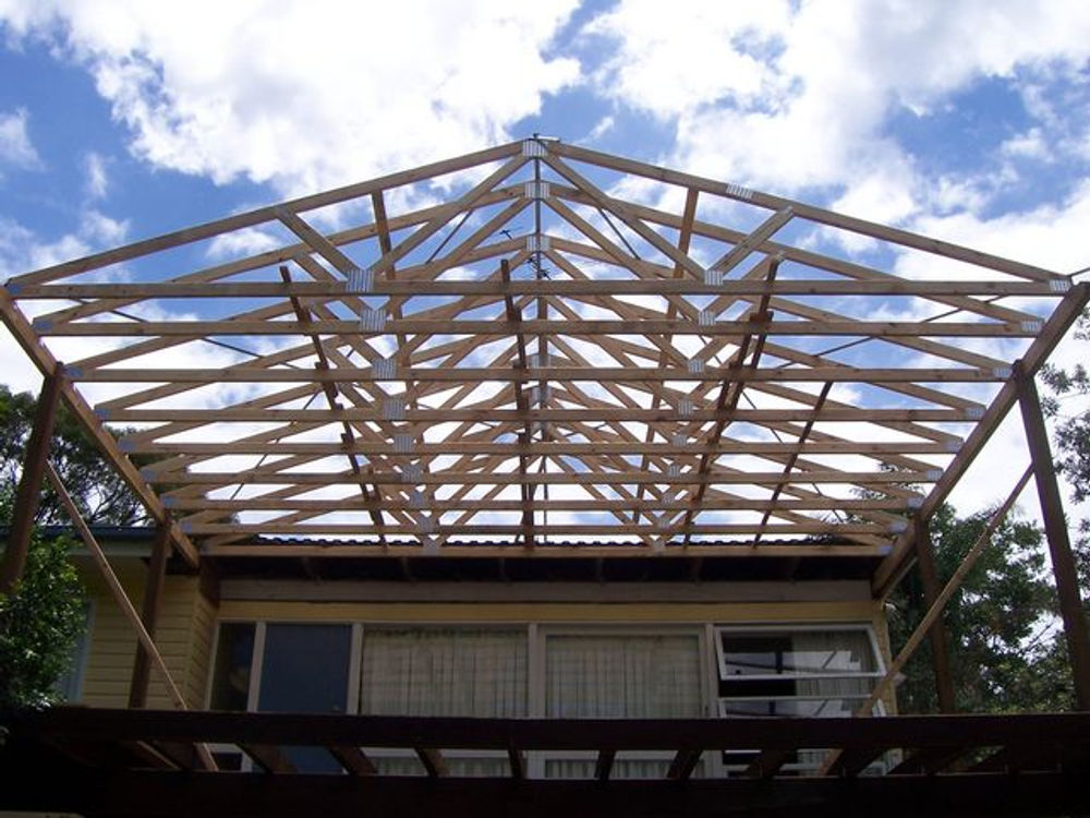 new deck with roof, The Gap