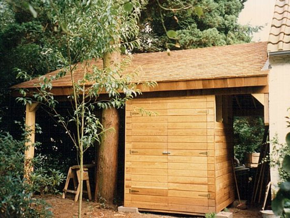 new outdoor shed Belgium
