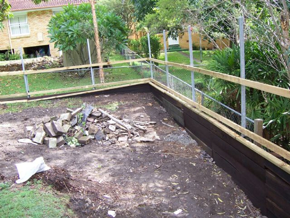2- garden make-over (during)