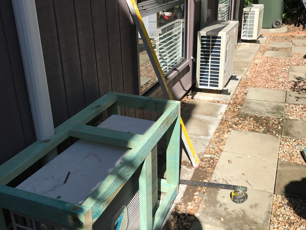 1- building aircon cover boxes