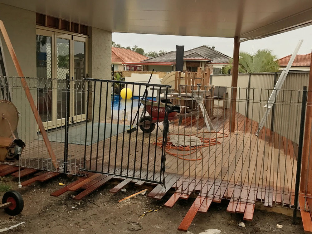 2- construction deck, Ashgrove