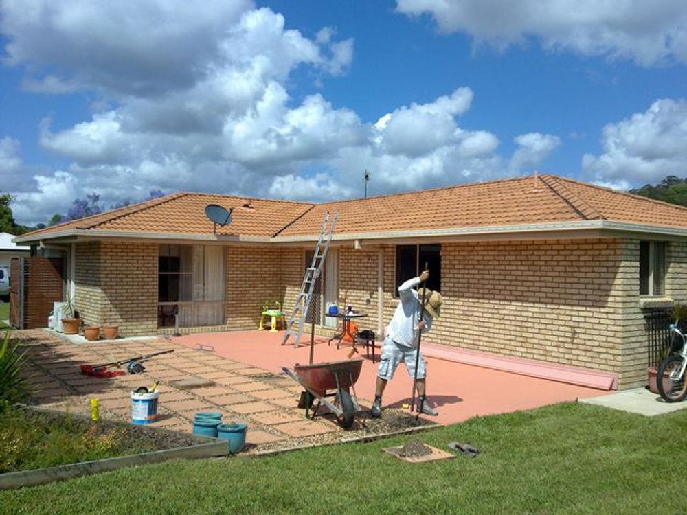 fly-over roof (before)