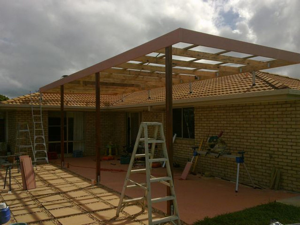 construction of fly-over roof