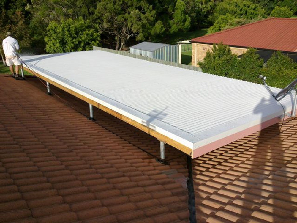 fly-over roof from above