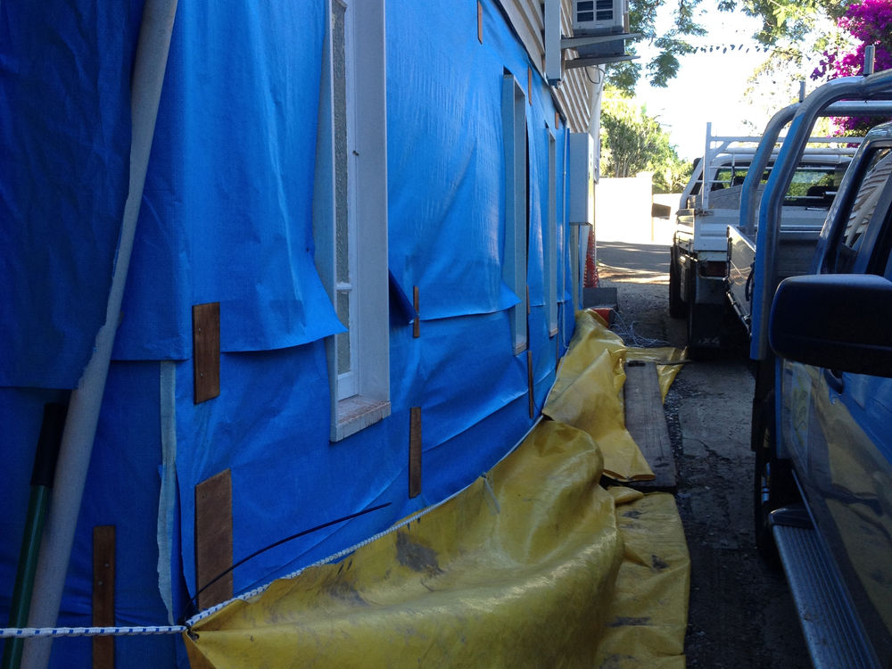 1- external walls & windows (during)