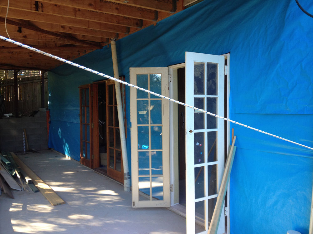 3- external walls & windows (during)