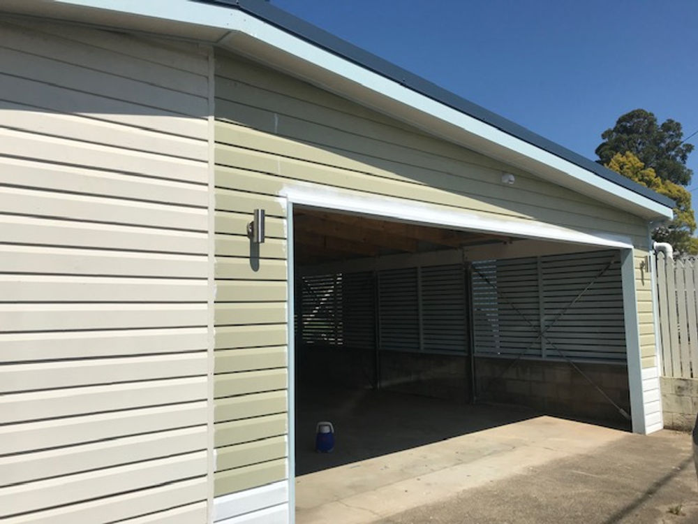 2- Garage front after