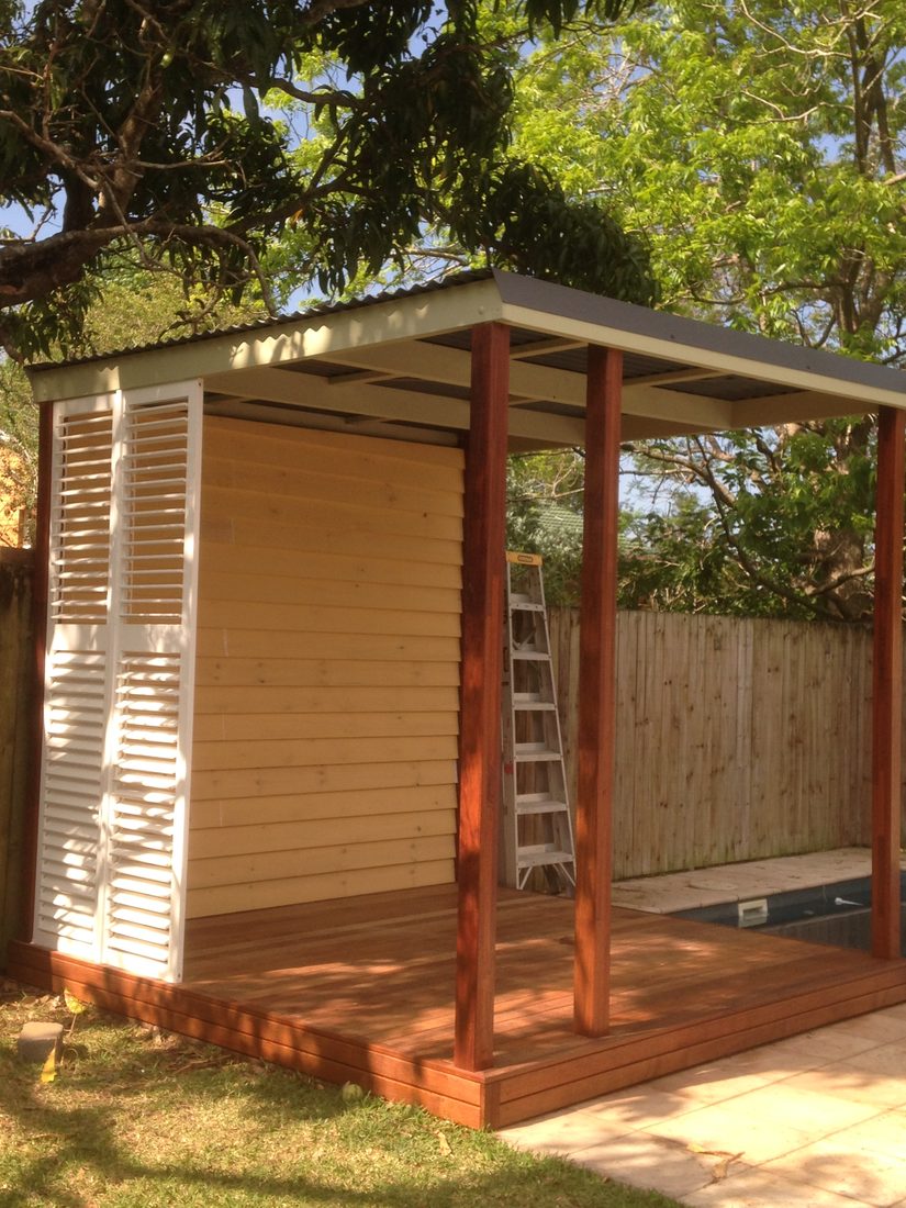 Cabana and outdoor timber project by Concept Carpentry
