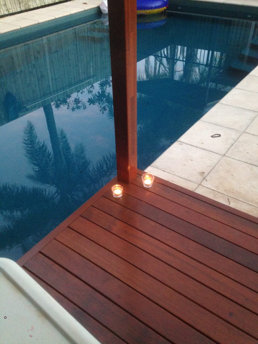 garden pool deck