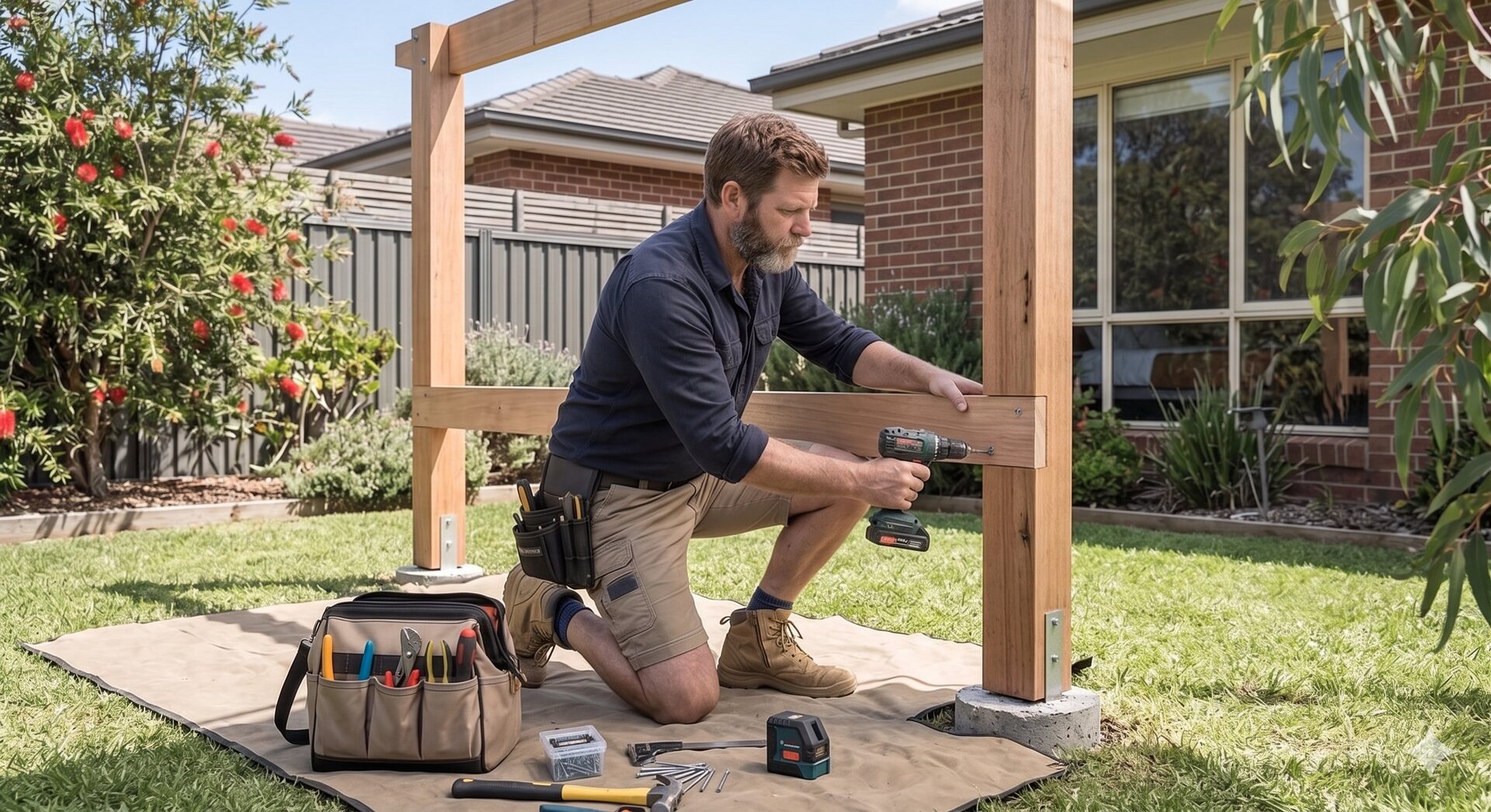 Outdoor timber construction